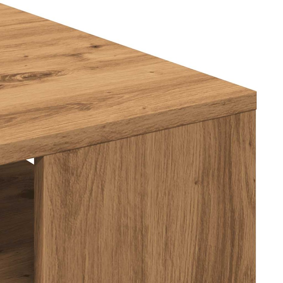 Mesa de centro madera de ingeniería roble artisan 55x55x42