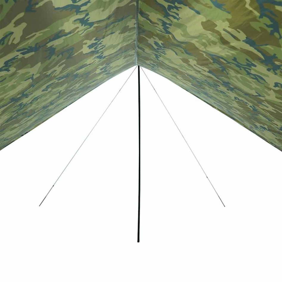 Lona de camping impermeable camuflaje 462x306x211