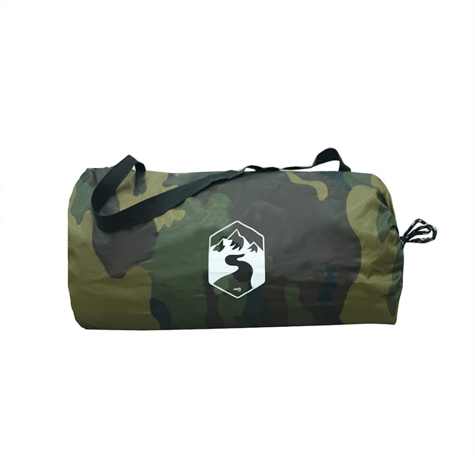 Lona de camping impermeable camuflaje 462x306x211