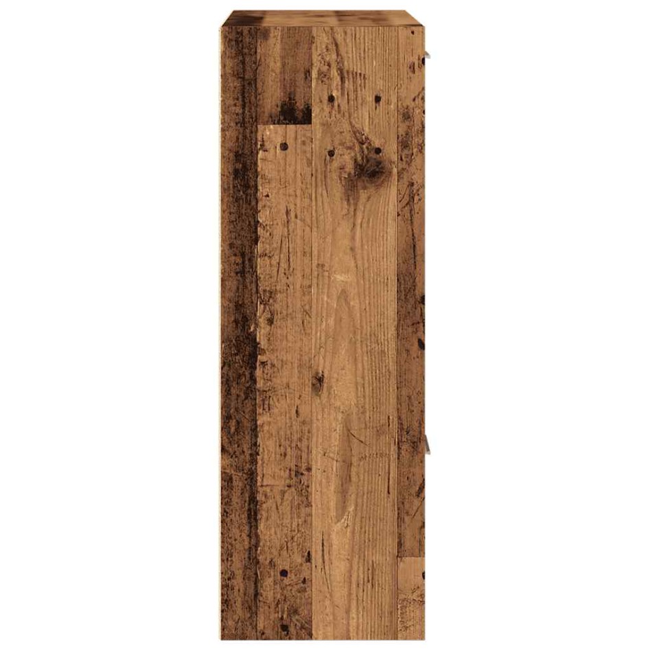 Estantería madera de ingeniería color envejecido 60,5x30x90