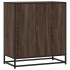 Aparador madera ingeniería roble marrón 68x35x76