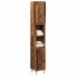 Armario de baño madera de ingeniería envejecida 30x30x190