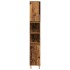 Armario de baño madera de ingeniería envejecida 30x30x190