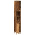 Armario de baño madera de ingeniería envejecida 30x30x190