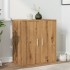 Muebles zapateros 2 uds madera roble artisan 32x35x70