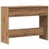 Mesa consola madera ingeniería roble artesanal 100x35x76,5