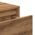 Mesa consola madera ingeniería roble artesanal 100x35x76,5