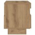 Mueble TV luces LED madera ingeniería roble artisan 80x35x40
