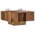 Mesa de centro madera de ingeniería envejecida 60x60x31,5