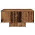 Mesa de centro madera de ingeniería envejecida 60x60x31,5