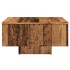 Mesa de centro madera de ingeniería envejecida 60x60x31,5