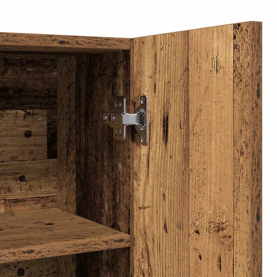 Armario de lavadora madera envejecida 70,5x25,5x90
