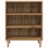 Aparador de madera de ingeniería roble artisan 57x35x75