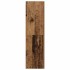 Mueble pared de TV madera ingeniería envejecida 30,5x30x110