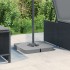Juego bases de sombrilla 4 uds para parasol cruzado PP 100