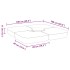 Juego bases de sombrilla 4 uds para parasol cruzado PP 100