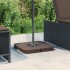 Juego bases de sombrilla 4 uds para parasol cruzado PP 100