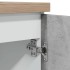 Armario debajo fregadero madera contrachapada gris