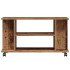Mueble de TV con ruedas madera ingeniería envejecida