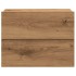 Mesitas de noche de pared 2 uds color roble artisan 40x32x30