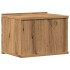 Mesitas de noche de pared 2 uds color roble artisan 40x32x30