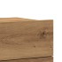 Mesitas de noche de pared 2 uds color roble artisan 40x32x30