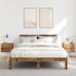Mesitas de noche de pared 2 uds madera envejecida 40x32x30