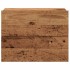 Mesitas de noche de pared 2 uds madera envejecida 40x32x30