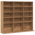 Mueble de CD madera de ingeniería roble artisan 100x23x89,5