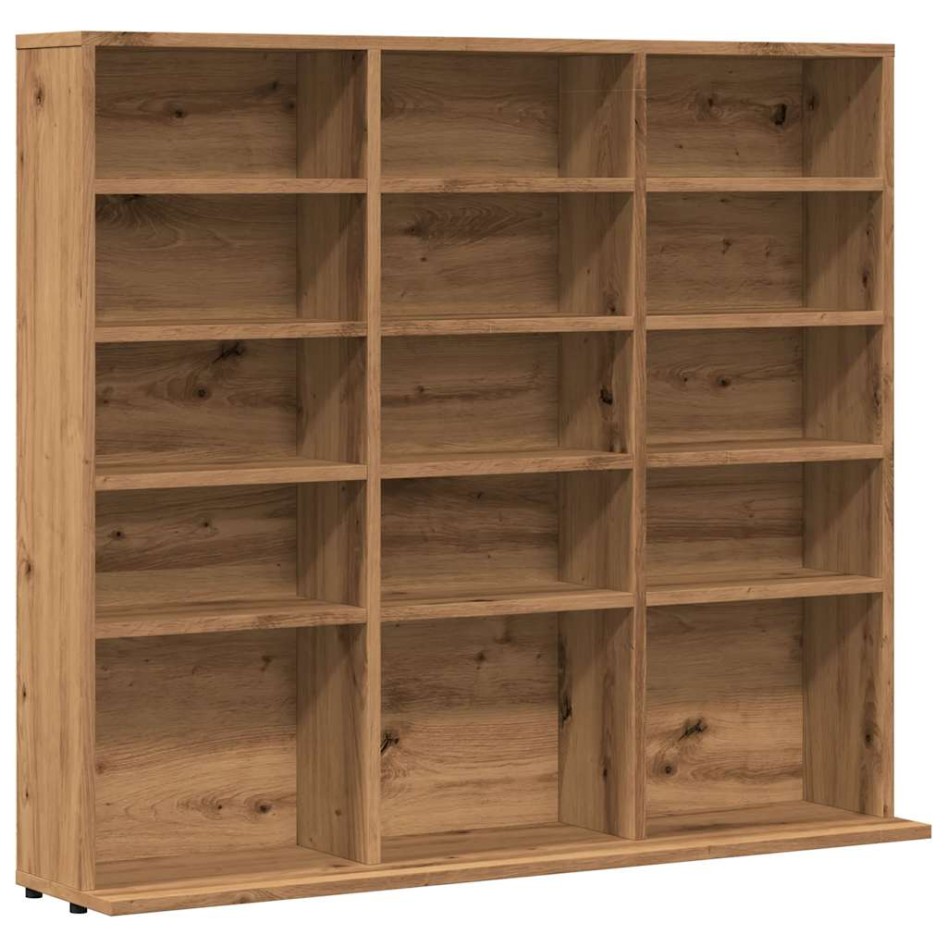 Mueble de CD madera de ingeniería roble artisan 100x23x89,5