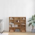 Mueble de CD madera de ingeniería roble artisan 100x23x89,5
