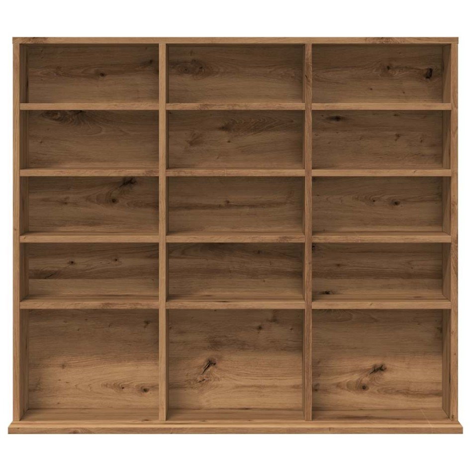 Mueble de CD madera de ingeniería roble artisan 100x23x89,5