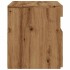 Mueble de TV luces LED madera roble artisan 60x35x40