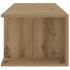 Mueble de TV luces LED madera roble artisan 135x39x30
