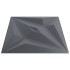 Paneles de pared 24 uds XPS estrella gris 50x50 cm 6
