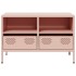 Mueble para TV acero laminado en frío rosa 68x39x43,5