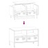 Mueble para TV acero laminado en frío rosa 68x39x43,5