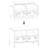 Mueble para TV acero laminado en frío verde oliva 68x39x43,5