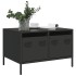 Mueble para TV acero laminado en frío negro 68x50x43,5