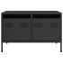 Mueble para TV acero laminado en frío negro 68x50x43,5