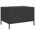 Mueble para TV acero laminado en frío negro 68x50x43,5