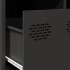 Mueble para TV acero laminado en frío negro 68x50x43,5