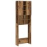 Armario de lavadora madera envejecida 64x25,5x190