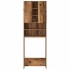 Armario de lavadora madera envejecida 64x25,5x190