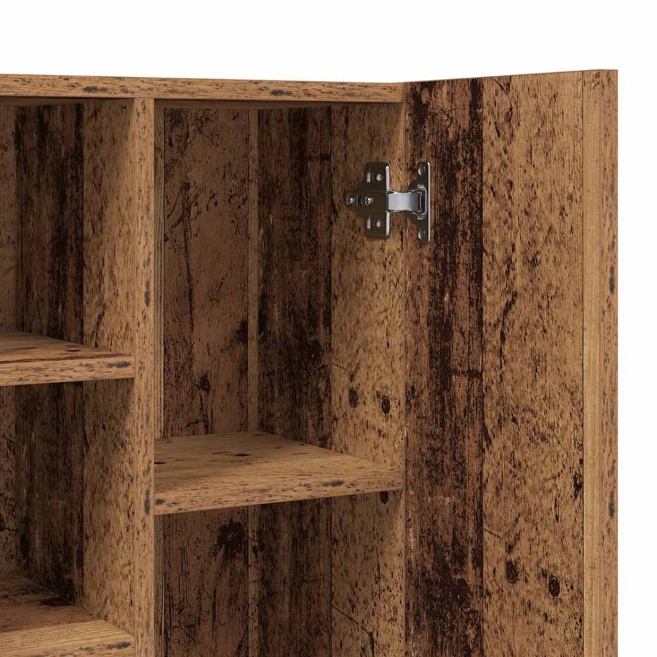 Armario de lavadora madera envejecida 64x25,5x190