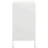 Aparador de acero laminado en frío blanco 35x39x73,5