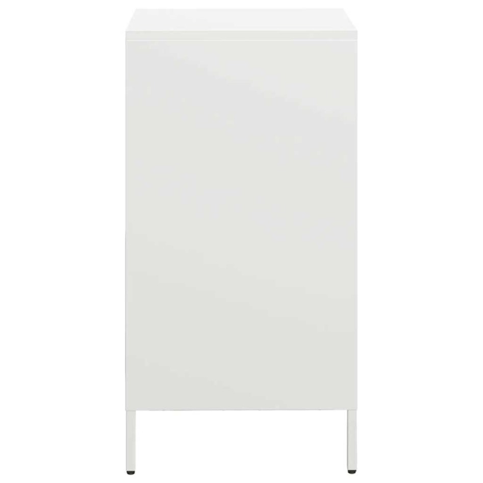 Aparador de acero laminado en frío blanco 35x39x73,5