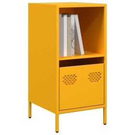 Aparador acero laminado en frío amarillo mostaza 35x39x73,5