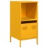 Aparador acero laminado en frío amarillo mostaza 35x39x73,5
