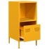 Aparador acero laminado en frío amarillo mostaza 35x39x73,5